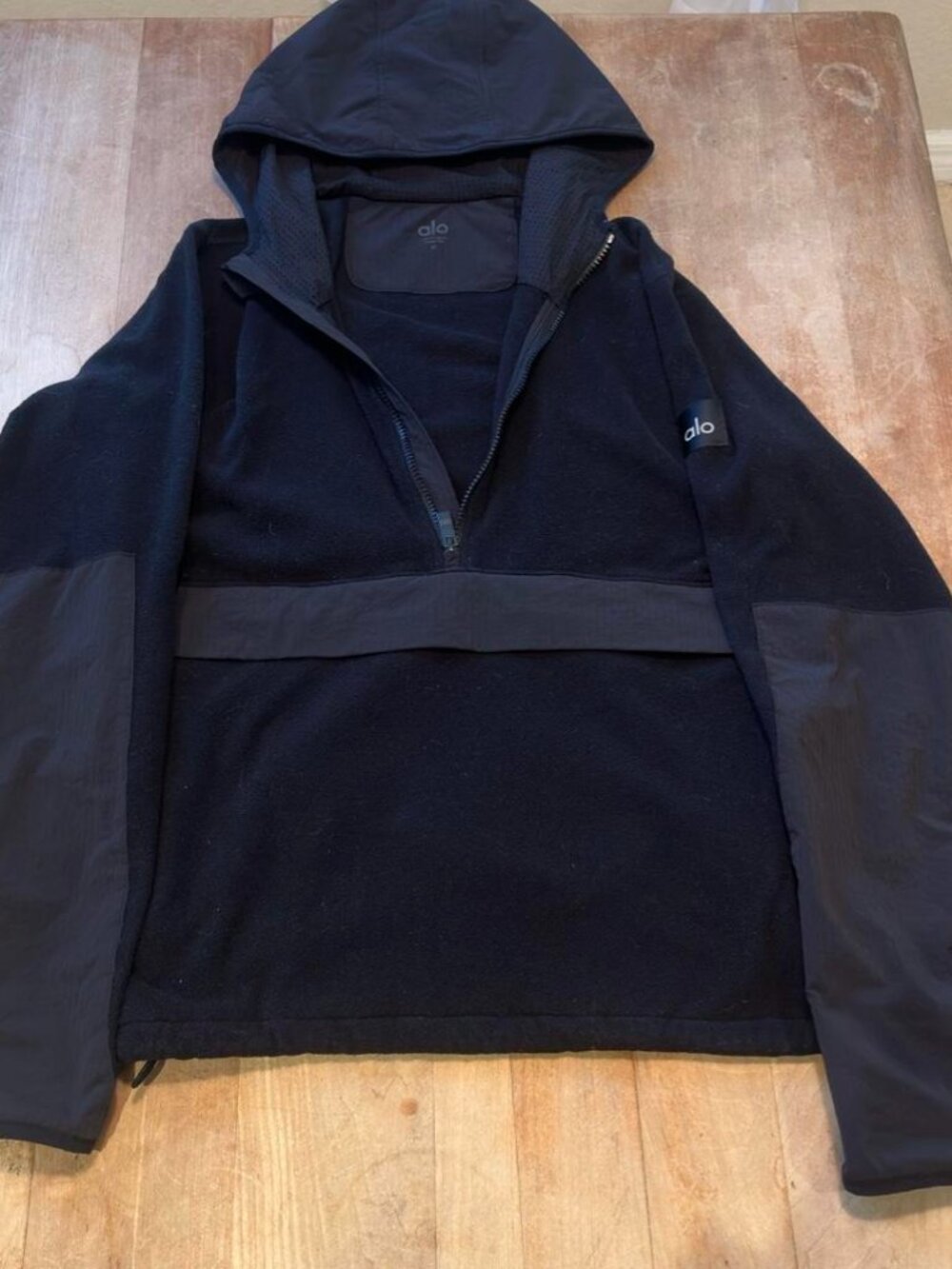 Alo black quarter zip